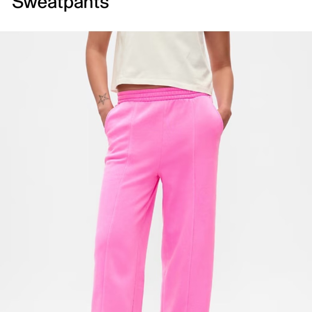 GAP VintageSoft Seamed Straight
Sweatpants-standout pink-M